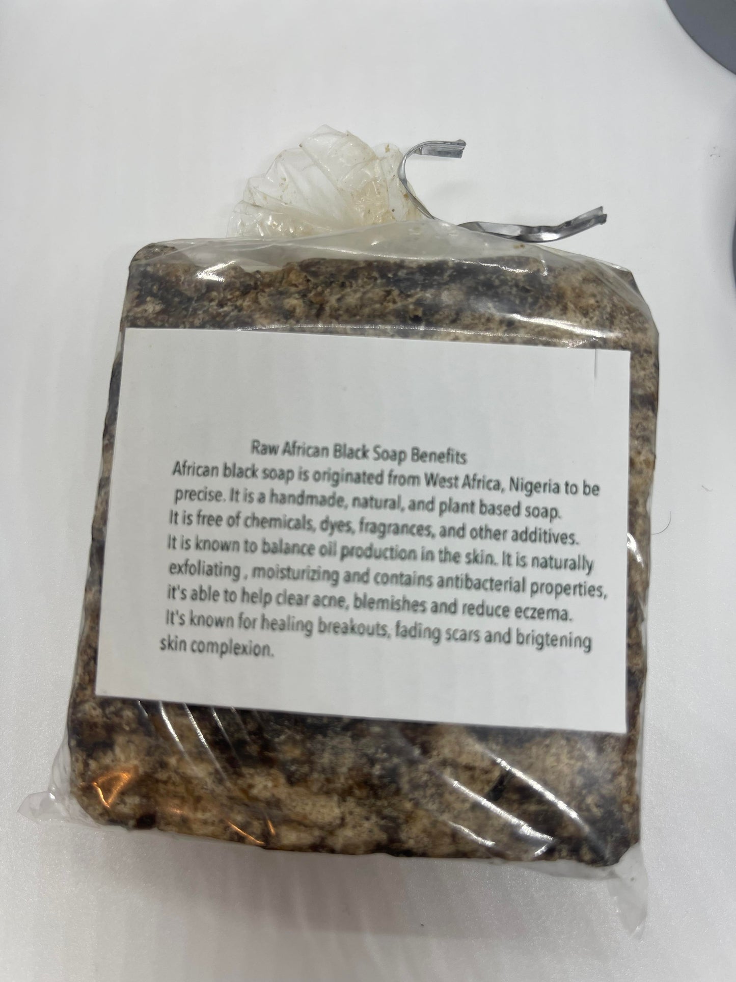 Raw African Black Soap
